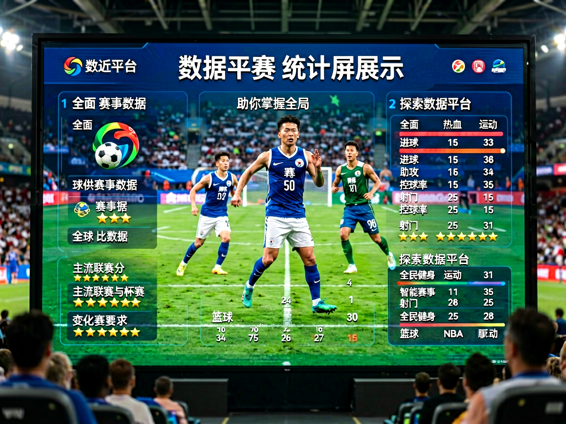 v66体育数据平台——球员比赛数据统计大屏展示